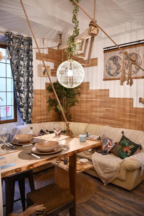 Le Cabanon H24,Atypique,Cosy,Port,Plage,Wifi,Netflix ลาแซน-ซูร์-แมร์ ภายนอก รูปภาพ