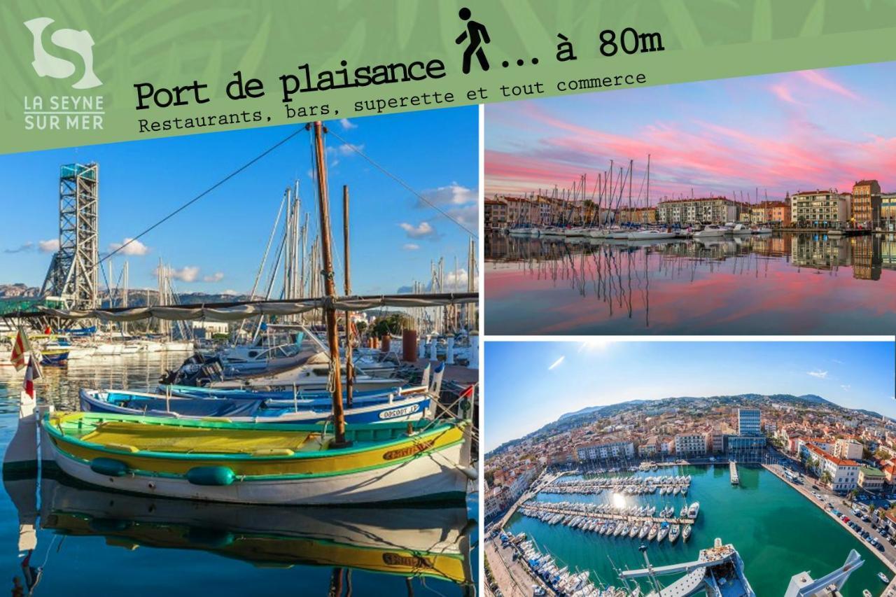 Le Cabanon H24,Atypique,Cosy,Port,Plage,Wifi,Netflix ลาแซน-ซูร์-แมร์ ภายนอก รูปภาพ